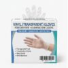 Vinyl (Transparent) Gloves Powder Free - 100 ct
